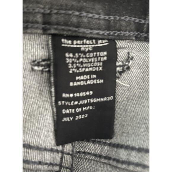 NWT nyc The Perfect Jean Men’s Gray 33 X 30 Slim Thick - Picture 4 of 4